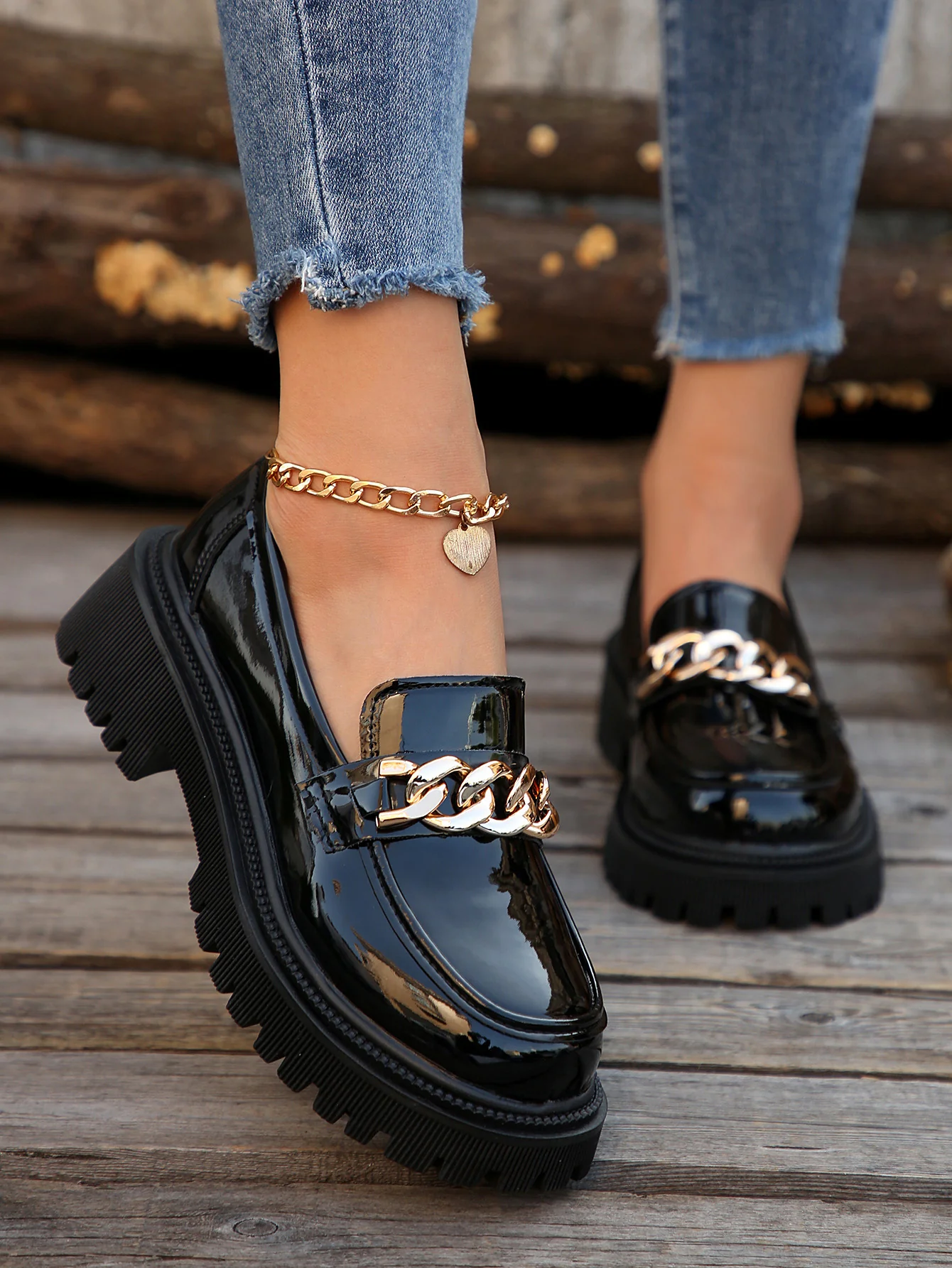 Slip-on Platform Loafers - Image 3