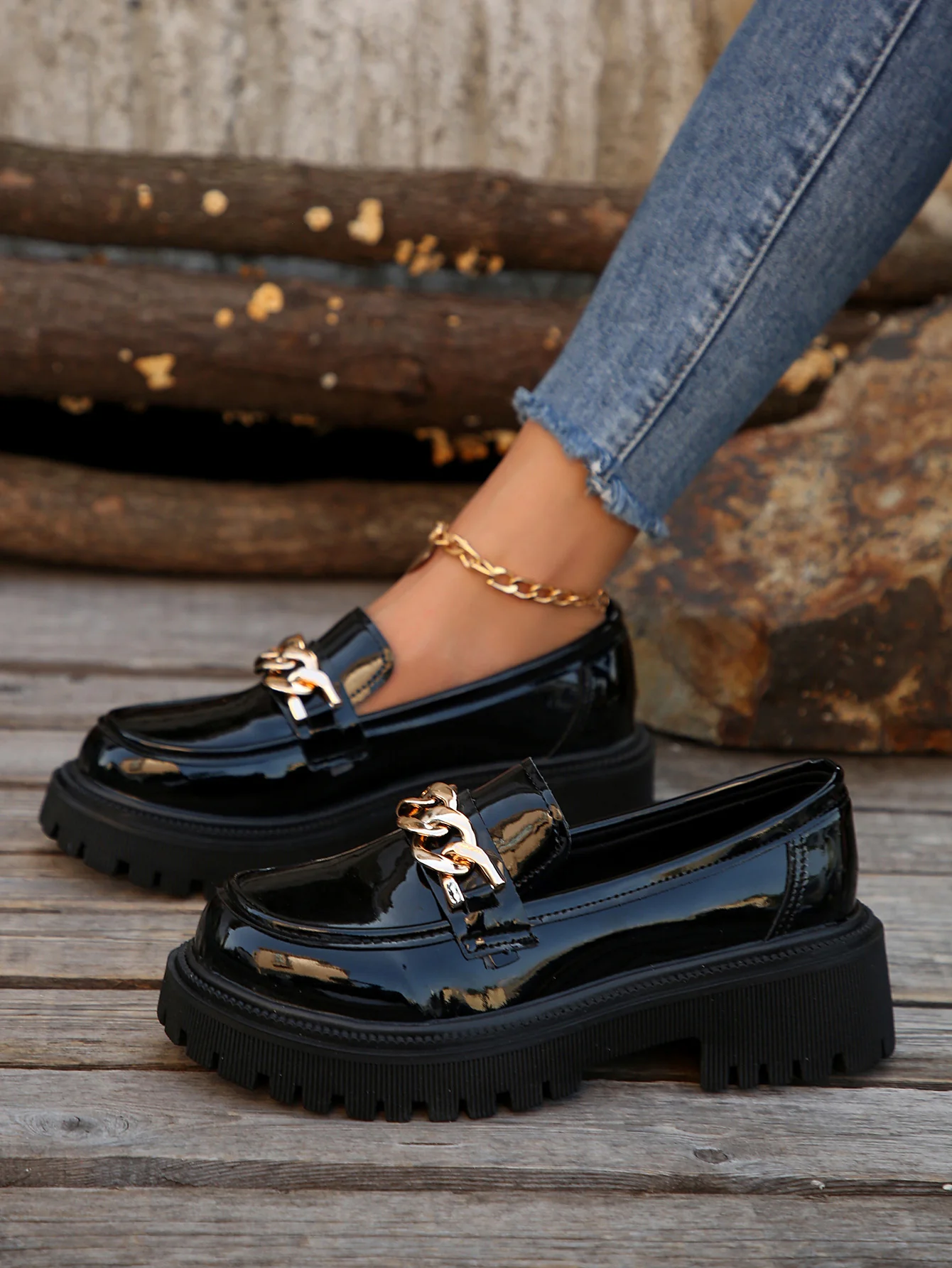 Slip-on Platform Loafers - Image 7