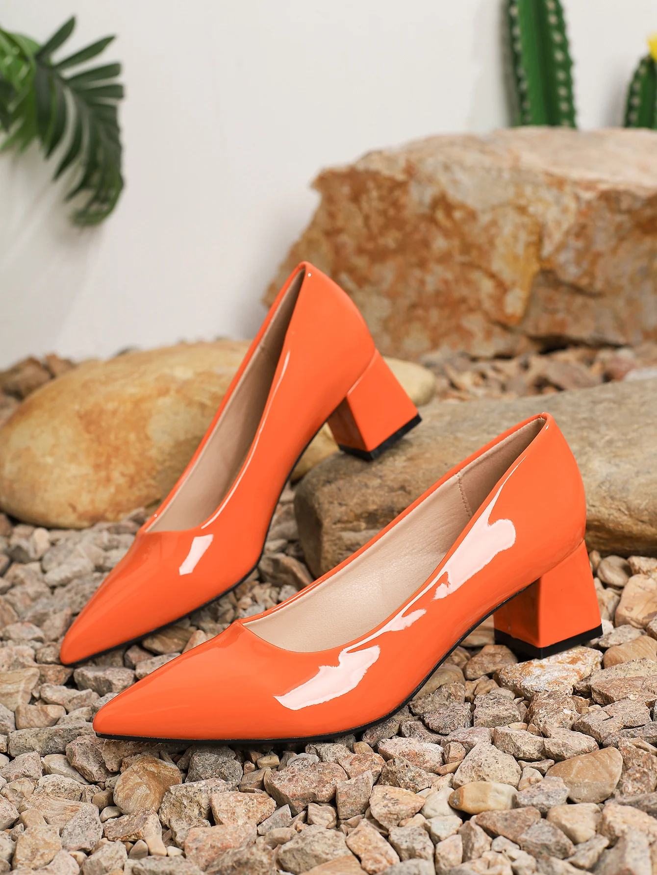 Classic Pointed-toe Chunky Heels - Image 19