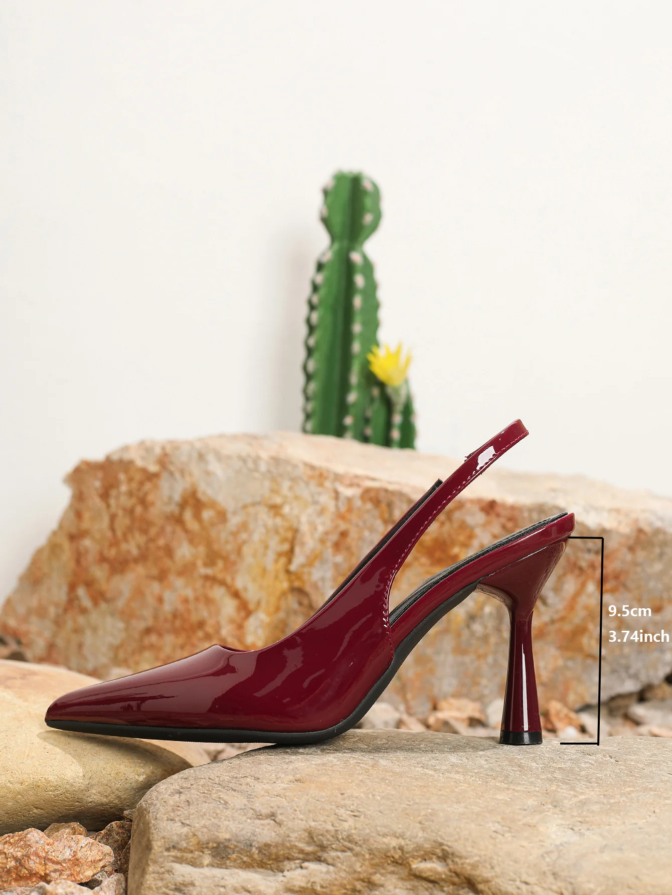 Pointed-toe Open-back Stiletto Heels - Image 5