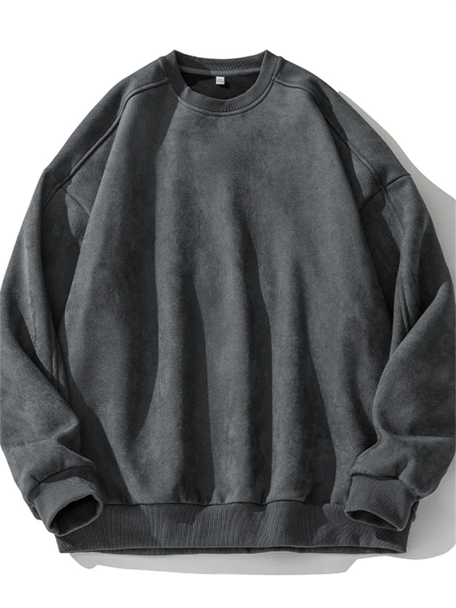 Liber AW Men's 5 Colors Long Sleeve Sweatshirts - Image 7